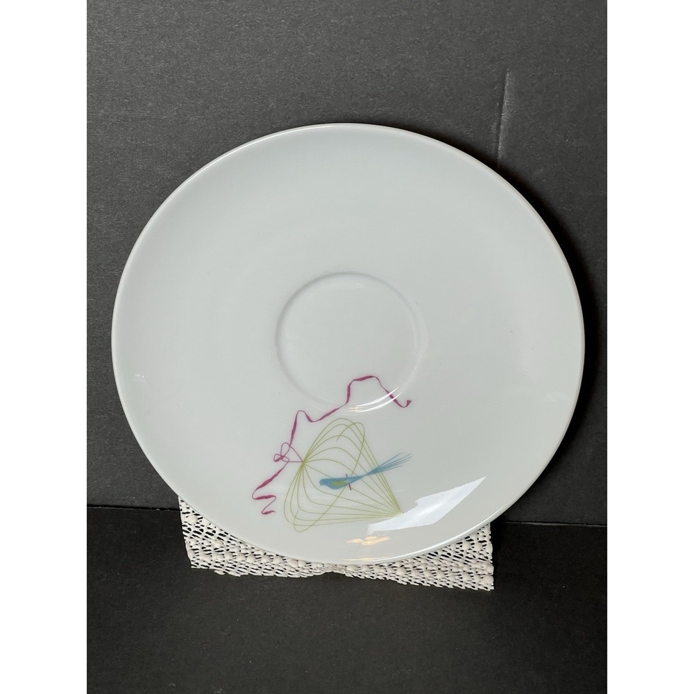 Vtg MCM Rosenthal Continental China Raymond Loewy BIRD CAGE Saucer Plate 6 Inch